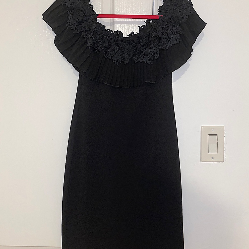 Black short dress